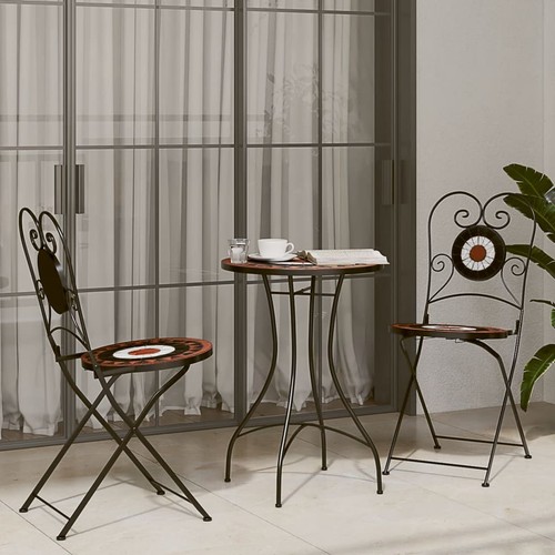 Set bistro mosaïqué - set,
