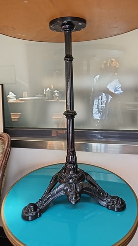 Table bistrot pied fonte - pied,