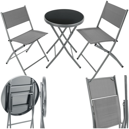 Tectake ensemble table ronde - ensemble,
