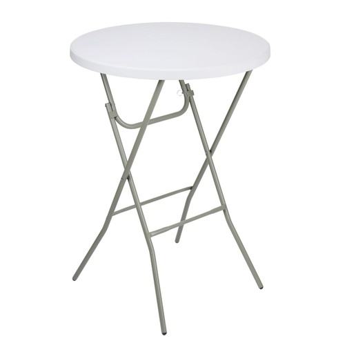 Table haute pliante avec pieds - table,