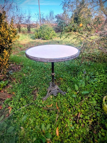 Table bistrot pied en - table,